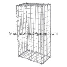 Galvanized welded mesh box for retaining wall